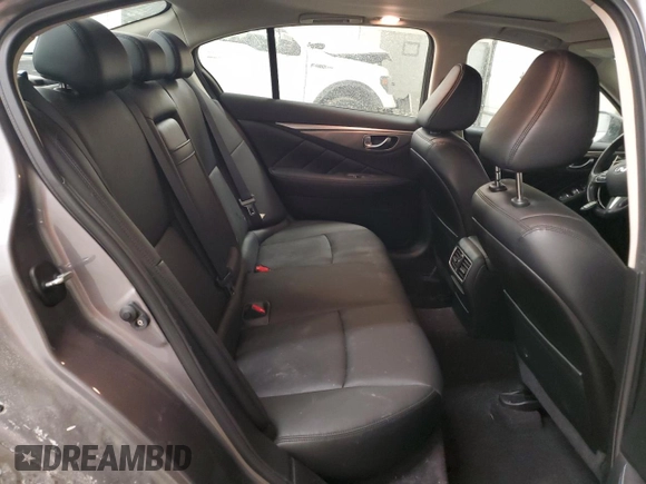 2015 Infiniti Q50 Sport with VIN JN1BV7AR5FM407039, listed as a Copart auction lot 45882655 with 99,813 mi miles and Salvage title. Bid and sale history available at DreamBid. Image 10.