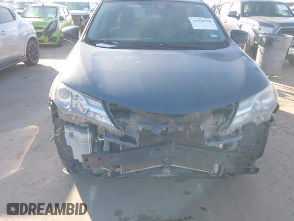 2013 Toyota RAV4 LE with VIN 2T3ZFREV9DW014429, listed as a IAAI auction lot 41591720 with 135,442 mi miles. Bid and sale history available at carsss.com. Image 6.