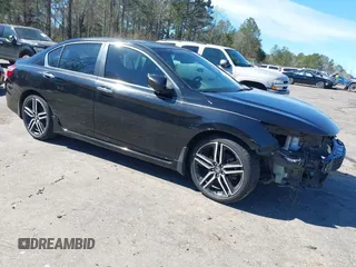 2016 Honda Accord Sport z VIN 1HGCR2F59GA111735, wystawiony jako IAAI lot #41669071 z przebiegiem 108 082 mil mil oraz . Historia ofert i sprzedaży dostępna na DreamBid. Obrazek 1.