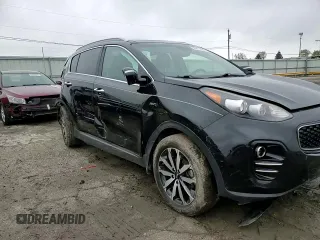 2017 Kia Sportage EX with VIN KNDPNCAC7H7151575, listed as a Copart auction lot 55811405 with 185,728 mi miles and Salvage title. Bid and sale history available at DreamBid. Image 14.