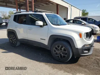 2017 Jeep Renegade Latitude with VIN ZACCJBBB8HPF40903, listed as a Copart auction lot 49490635 with 68,716 mi miles and Salvage Title. Bid and sale history available at carsss.com. Image 4.