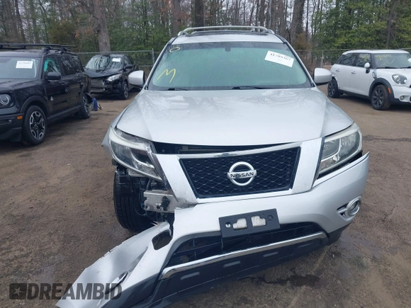 2014 Nissan Pathfinder S with VIN 5N1AR2MM3EC727461, listed as a IAAI auction lot 41789367 with 125,341 mi miles and . Bid and sale history available at DreamBid. Image 12.