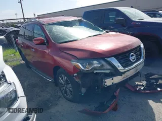2019 Nissan Pathfinder SL with VIN 5N1DR2MN0KC641655, listed as a IAAI auction lot 41241625 with 95,545 mi miles and . Bid and sale history available at DreamBid. Image 1.