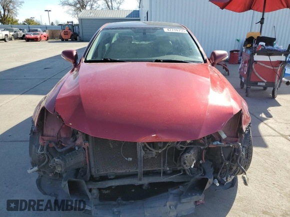 2010 Lexus IS 250 z VIN JTHBF5C26A5129025, wystawiony jako Copart lot #47774755 z przebiegiem 140 886 mil mil oraz Szkoda całkowita • Salvage title. Historia ofert i sprzedaży dostępna na DreamBid. Obrazek 5.