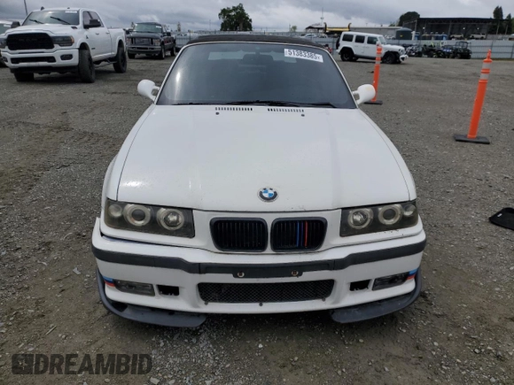 1998 BMW 3 Series M3 with VIN WBSBK0330WEC38995, listed as a Copart auction lot 51383385 with 165,517 mi miles and Salvage Title. Bid and sale history available at carsss.com. Image 5.