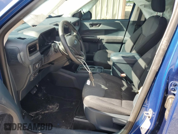 2023 Ford Maverick XL with VIN 3FTTW8F92PRA39540, listed as a Copart auction lot 56031725 with 20,767 mi miles and Salvage title. Bid and sale history available at DreamBid. Image 7.
