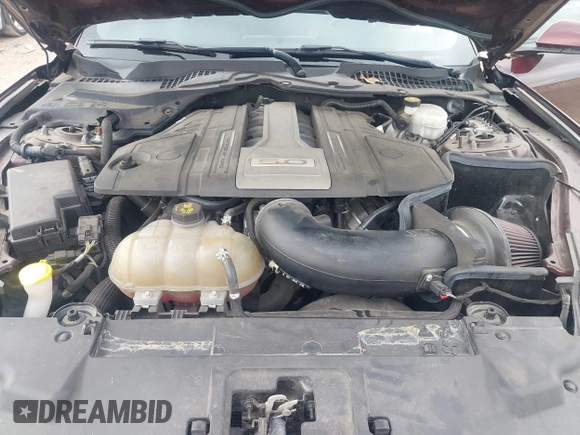 2018 Ford Mustang GT with VIN 1FA6P8CF3J5165619, listed as a IAAI auction lot 42169392 with 77,733 mi miles and . Bid and sale history available at DreamBid. Image 10.