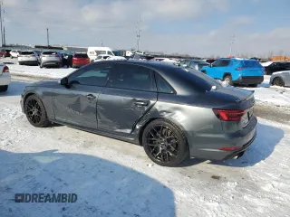 2018 Audi S4 Prestige z VIN WAUC4AF44JA127683, wystawiony jako Copart lot #87794065 z przebiegiem 95 729 mil mil oraz Szkoda całkowita • Salvage title. Historia ofert i sprzedaży dostępna na DreamBid. Obrazek 2.