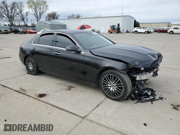 2023 Mercedes-Benz C 300 z VIN W1KAF4GB7PR080507, wystawiony jako Copart lot #47644045 z przebiegiem Nie podano mil oraz Szkoda całkowita • Salvage title. Historia ofert i sprzedaży dostępna na DreamBid. Obrazek 4.