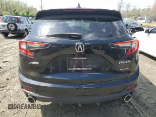 2020 Acura RDX w/A-Spec Pkg with VIN 5J8TC2H61LL018469, listed as a Copart auction lot 50243355 with 0 mi miles and Salvage Title. Bid and sale history available at carsss.com. Image 6.
