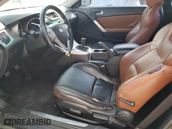 2010 Hyundai Genesis Coupe Grand Touring с VIN KMHHU6KHXAU010084, выставлен на аукционе Copart как лот 51584625 с пробегом 97 193 миль миль и Чистый • Clean title. История ставок и продаж доступна на DreamBid. Изображение 7.