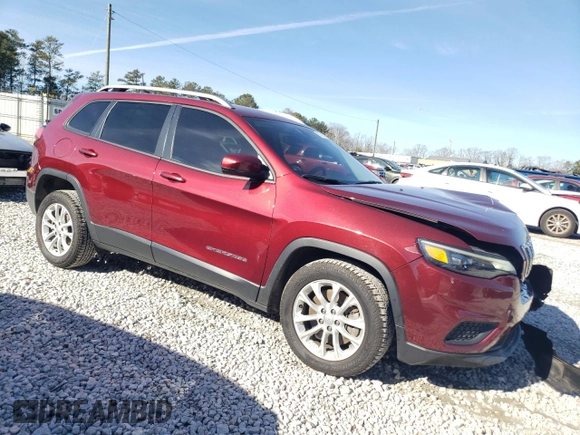 2021 Jeep Cherokee Latitude with VIN 1C4PJLCB0MD116288, listed as a Copart auction lot 87993735 with 136,056 mi miles and Salvage Title. Bid and sale history available at carsss.com. Image 4.