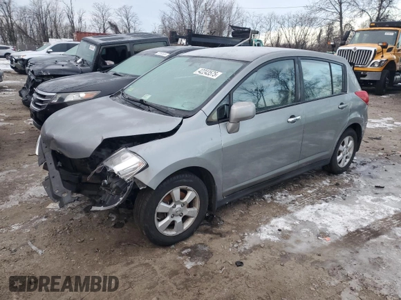 2007 Nissan Versa 1.8 S with VIN 3N1BC13E67L433061, listed as a Copart auction lot 42243575 with 256,319 mi miles and Non Repairable. Bid and sale history available at carsss.com. Image 1.