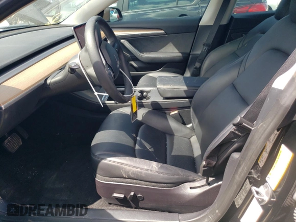 2022 Tesla Model 3 Long Range with VIN 5YJ3E1EB1NF243484, listed as a Copart auction lot 70745404 with 25,970 mi miles and Salvage Title. Bid and sale history available at DreamBid. Image 7.