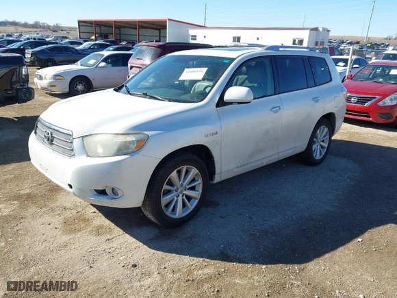 2009 Toyota Highlander Hybrid Limited with VIN JTEEW44A492030968, listed as a IAAI auction lot 41680199 with 274,330 mi miles. Bid and sale history available at carsss.com. Image 2.