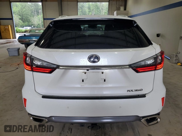 2017 Lexus RX 350 with VIN 2T2BZMCA0HC076776, listed as a Copart auction lot 60932335 with 5,969 mi miles and Salvage title. Bid and sale history available at DreamBid. Image 6.