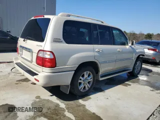 2004 Lexus LX 470 z VIN JTJHT00W743547721, wystawiony jako Copart lot #43739705 z przebiegiem 231 378 mil mil oraz Szkoda całkowita • Salvage title. Historia ofert i sprzedaży dostępna na DreamBid. Obrazek 3.
