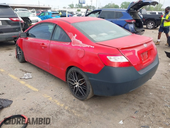 2007 Honda Civic Cpe EX with VIN 2HGFG11857H551533, listed as a IAAI auction lot 41895067 with 295,363 mi miles. Bid and sale history available at carsss.com. Image 3.