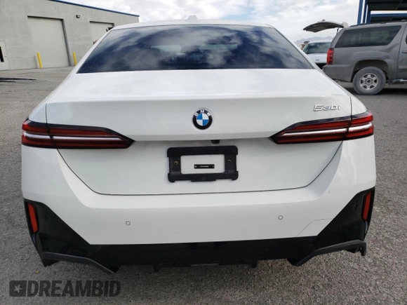 2024 BMW 5 Series 530i with VIN WBA43FJ02RCR63663, listed as a Copart auction lot 86215024 with 3,328 mi miles and Salvage Title. Bid and sale history available at carsss.com. Image 6.