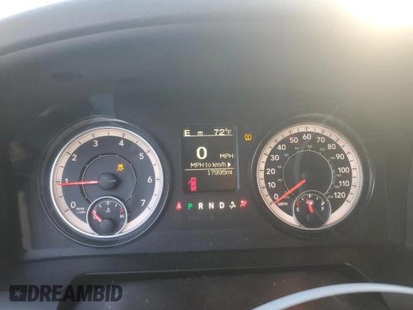 2019 Ram 1500 Classic Warlock with VIN 1C6RR6GG4KS671012, listed as a Copart auction lot 79875344 with 17,995 mi miles and Salvage Title. Bid and sale history available at carsss.com. Image 9.