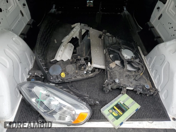 2022 Ram ProMaster City Cargo Tradesman with VIN ZFBHRFAB9N6W52697, listed as a Copart auction lot 66958114 with 91,313 mi miles and Salvage Title. Bid and sale history available at DreamBid. Image 12.