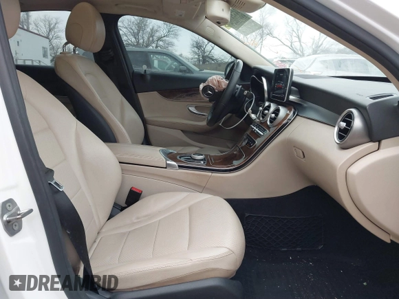2017 Mercedes-Benz C 300 with VIN 55SWF4KB0HU205862, listed as a IAAI auction lot 41293902 with 110,854 mi miles and . Bid and sale history available at DreamBid. Image 5.