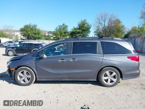 2020 Honda Odyssey EX with VIN 5FNRL6H54LB052660, listed as a IAAI auction lot 42051157 with 51,159 mi miles and . Bid and sale history available at DreamBid. Image 14.