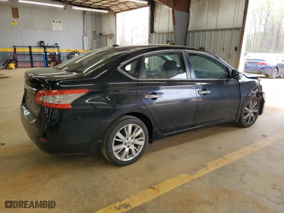 2013 Nissan Sentra SV with VIN 3N1AB7AP3DL657308, listed as a Copart auction lot 50704665 with 213,802 mi miles and Salvage Title. Bid and sale history available at carsss.com. Image 3.