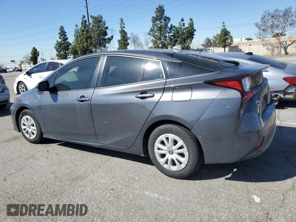 2022 Toyota Prius L Eco with VIN JTDKAMFU5N3165944, listed as a Copart auction lot 49791275 with 80,385 mi miles and Salvage Title. Bid and sale history available at DreamBid. Image 2.