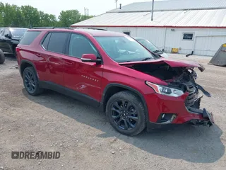 2020 Chevrolet Traverse RS with VIN 1GNEVJKW5LJ149296, listed as a IAAI auction lot 42384838 with 92,475 mi miles and . Bid and sale history available at DreamBid. Image 1.