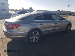 2012 Volkswagen CC Lux PZEV with VIN WVWHP7ANXCE505424, listed as a Copart auction lot 51968245 with 127,062 mi miles and Salvage Title. Bid and sale history available at carsss.com. Image 3.