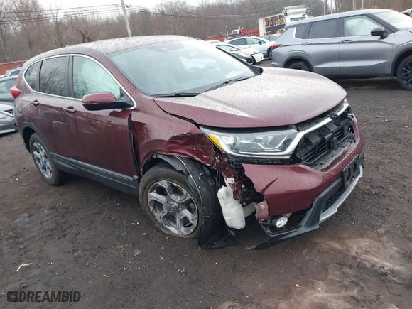 2019 Honda CR-V EX-L with VIN 7FARW2H89KE060458, listed as a IAAI auction lot 41668609 with 33,534 mi miles. Bid and sale history available at carsss.com. Image 1.