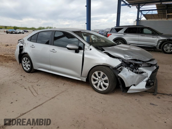 2025 Toyota Corolla LE z VIN 5YFB4MDE0SP241205, wystawiony jako Copart lot #52993435 z przebiegiem 2 638 mil mil oraz Szkoda całkowita • Salvage title. Historia ofert i sprzedaży dostępna na DreamBid. Obrazek 4.