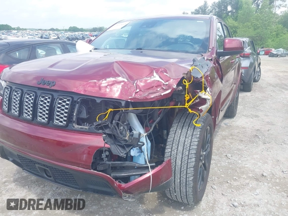 2021 Jeep Grand Cherokee Laredo X z VIN 1C4RJEAG0MC624737, wystawiony jako IAAI lot #42133614 z przebiegiem 61 970 mil mil oraz . Historia ofert i sprzedaży dostępna na DreamBid. Obrazek 6.