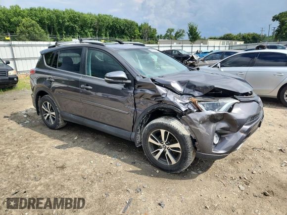 2016 Toyota RAV4 XLE with VIN 2T3RFREV4GW478667, listed as a Copart auction lot 64580095 with 70,593 mi miles and Salvage title. Bid and sale history available at DreamBid. Image 4.