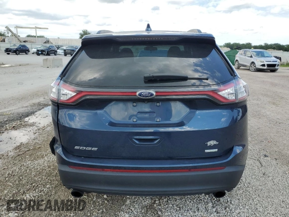 2017 Ford Edge SE with VIN 2FMPK3G94HBB68504, listed as a Copart auction lot 62898565 with 127,637 mi miles and Salvage title. Bid and sale history available at DreamBid. Image 6.