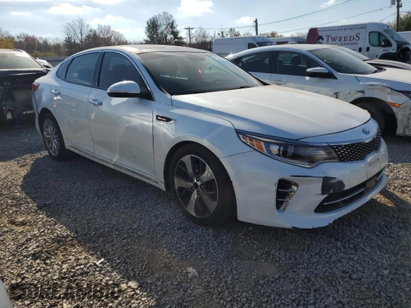 2016 Kia Optima SXL Turbo with VIN 5XXGV4L27GG065442, listed as a Copart auction lot 77587194 with 119,234 mi miles and Salvage Title. Bid and sale history available at carsss.com. Image 4.