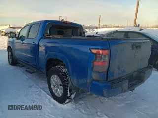2024 Nissan Frontier SV with VIN 1N6ED1FKXRN650413, listed as a Copart auction lot 43301515 with 7,991 mi miles and Salvage title. Bid and sale history available at DreamBid. Image 2.