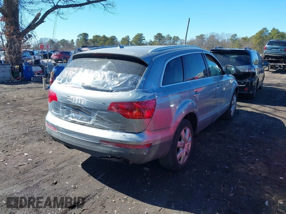 2008 Audi Q7 Premium with VIN WA1BY74L18D027835, listed as a IAAI auction lot 41672825 with 153,718 mi miles and . Bid and sale history available at DreamBid. Image 4.