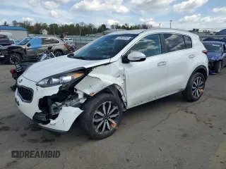 2018 Kia Sportage EX z VIN KNDPNCAC9J7429236, wystawiony jako Copart lot #53949555 z przebiegiem 51 121 mil mil oraz Szkoda całkowita • Salvage title. Historia ofert i sprzedaży dostępna na DreamBid. Obrazek 1.