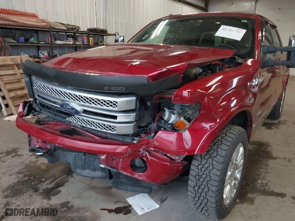 2014 Ford F-150 XL with VIN 1FTFW1ET5EFA34148, listed as a IAAI auction lot 41722716 with 66,928 mi miles. Bid and sale history available at carsss.com. Image 6.