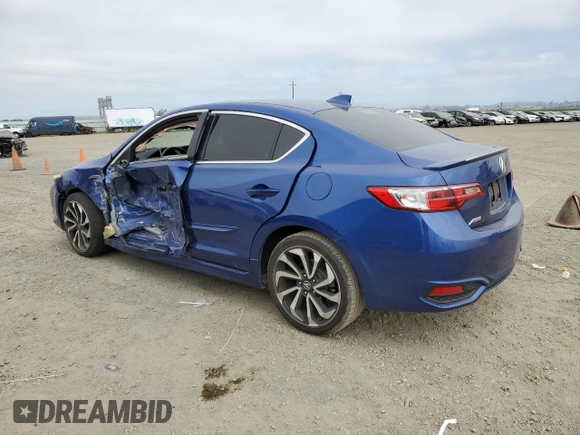2018 Acura ILX Premium with VIN 19UDE2F86JA001873, listed as a Copart auction lot 55366635 with 34,944 mi miles and Salvage title. Bid and sale history available at DreamBid. Image 2.