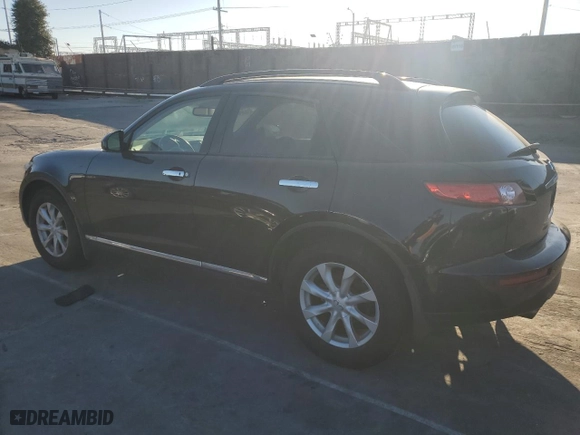 2006 Infiniti FX35 with VIN JNRAS08W46X203108, listed as a Copart auction lot 46704545 with 150,293 mi miles and Salvage Title. Bid and sale history available at carsss.com. Image 2.