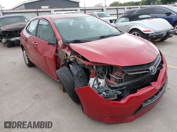 2015 Toyota Corolla L z VIN 5YFBURHEXFP261720, wystawiony jako IAAI lot #42055728 z przebiegiem 171 378 mil mil oraz . Historia ofert i sprzedaży dostępna na DreamBid. Obrazek 1.