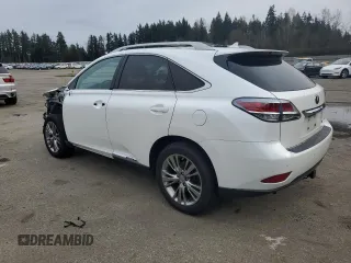 2013 Lexus RX 450h with VIN JTJBC1BAXD2066560, listed as a Copart auction lot 48075345 with 89,011 mi miles and Salvage Title. Bid and sale history available at DreamBid. Image 2.