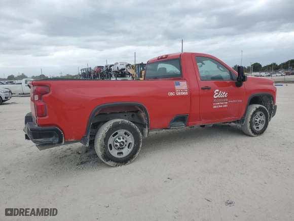 2021 Chevrolet Silverado 2500HD Work Truck with VIN 1GC0WLE7XMF103614, listed as a Copart auction lot 76056464 with 127,620 mi miles and Non Repairable. Bid and sale history available at carsss.com. Image 3.