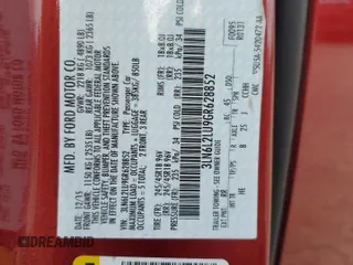 2016 Lincoln MKZ Hybrid with VIN 3LN6L2LU9GR628852, listed as a Copart auction lot 60216205 with 62,047 mi miles and Clean title. Bid and sale history available at DreamBid. Image 13.