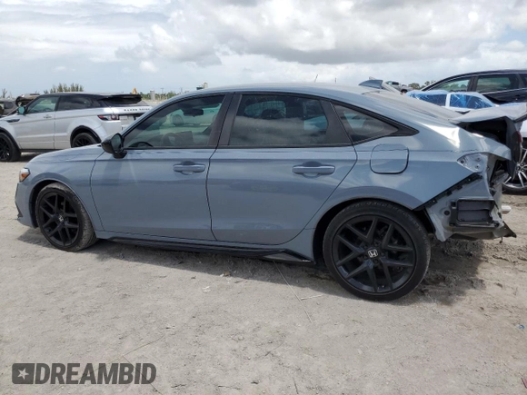 2022 Honda Civic Sedan Sport with VIN 2HGFE2F53NH588717, listed as a Copart auction lot 52164785 with 17,015 mi miles and Salvage Title. Bid and sale history available at carsss.com. Image 2.