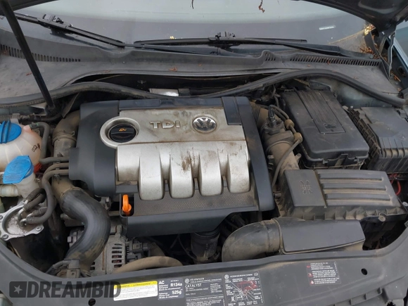 2006 Volkswagen Jetta 1.9L TDI with VIN 3VWST71K26M720752, listed as a IAAI auction lot 42266404 with 127,869 mi miles and . Bid and sale history available at DreamBid. Image 10.