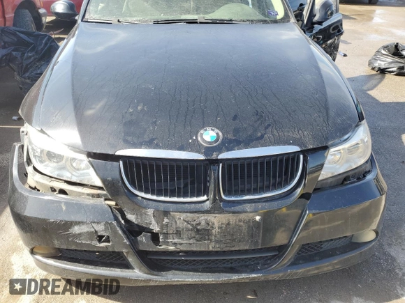 2007 BMW 3 Series 328i with VIN WBAVA37557NL12699, listed as a Copart auction lot 46258735 with 173,338 mi miles and Salvage title. Bid and sale history available at DreamBid. Image 13.